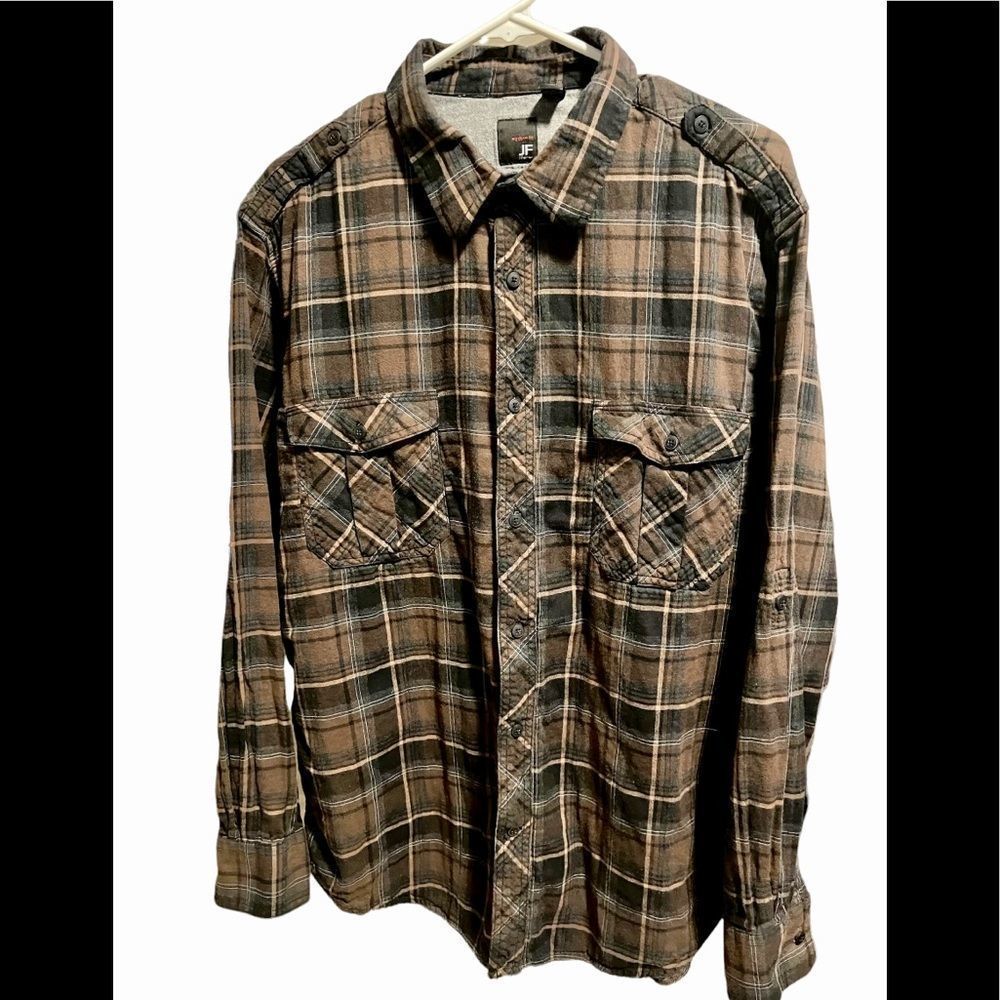 JF, Long sleeve, Long sleeve, flannel, extra large